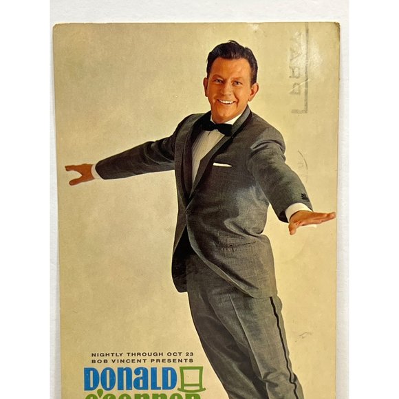 1963 Donald O'Connor Dick Van Dyke Show at Harrahs Lake Tahoe Casino Postcard - Picture 4 of 4